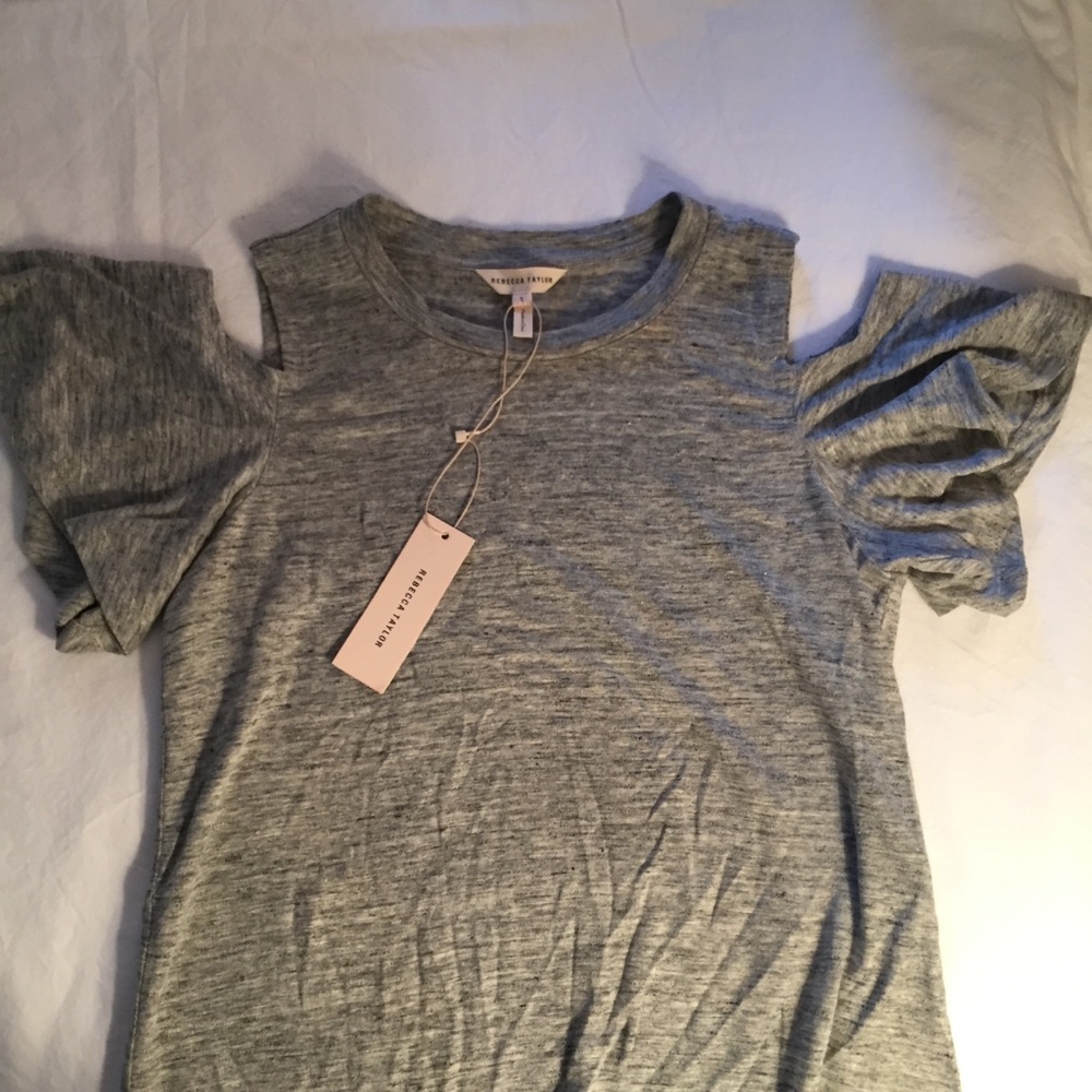 Rebecca Taylor cold shoulder top